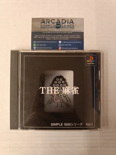 Simple 1500 Series Vol 1 The Mahjong Japanese PlayStation 1 PS1 Completo